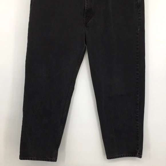 Levis 550 Jeans‎ Mens 40x30 Black Denim Relaxed Fit 100% Cotton Vintage 1999 - Picture 4 of 13